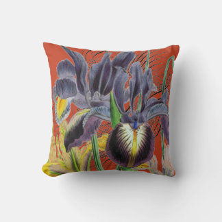 Cojín Decorativo Iris Floral Fantasy Red 2.0