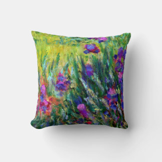 Cojín Decorativo Iris Garden in Giverny Claude Monet Bella Artes