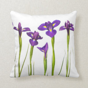 Cojín Decorativo Iris púrpuras - plantilla modificada para