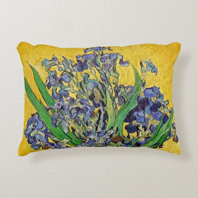 Cojín Decorativo Irises de Van Gogh (Anverso)