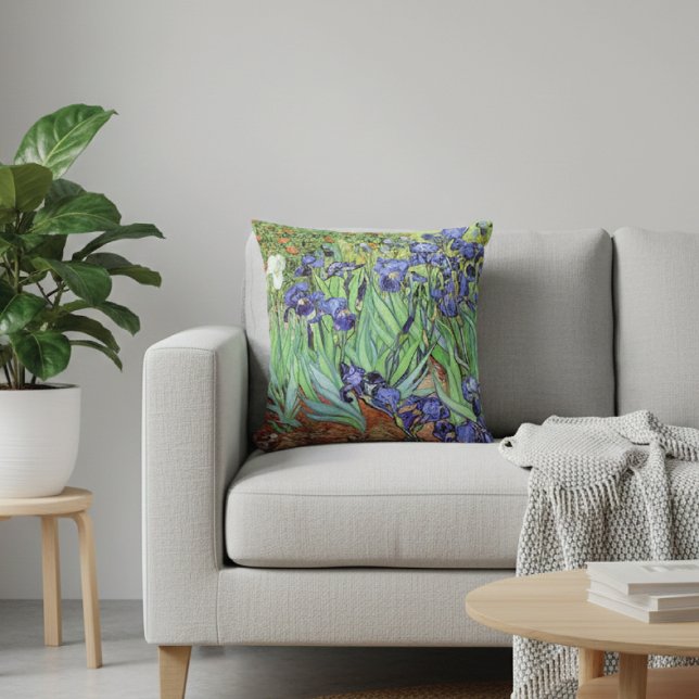 Cojín Decorativo Irises Garden Vincent van Gogh (Subido por el creador)