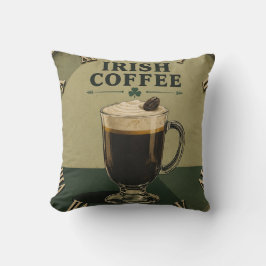 Cojín Decorativo Irish Coffee Celtic Pub Decor 