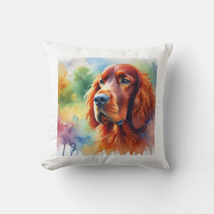 Cojín Decorativo Irish Setter 251024AREF102 - Watercolor