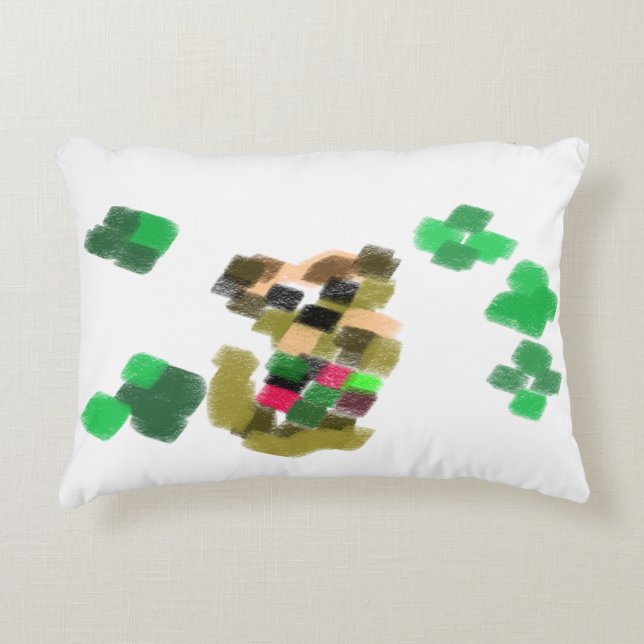 Cojín Decorativo  Irish terrier St Patrick's day fun (Anverso)