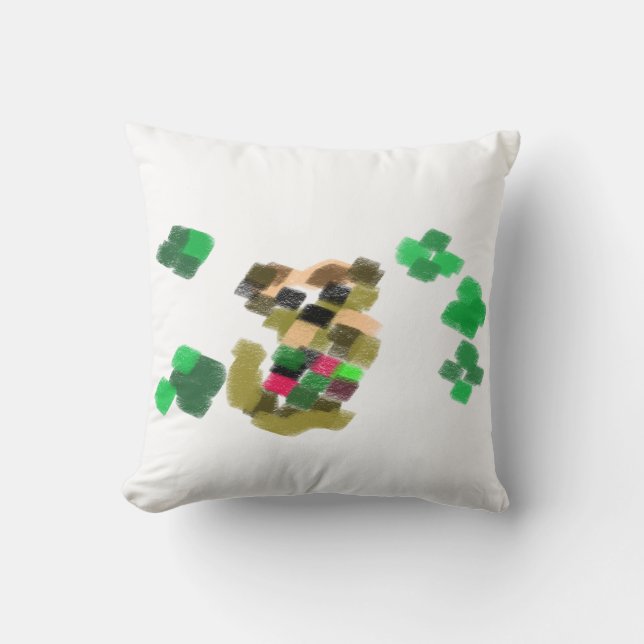 Cojín Decorativo  Irish terrier St Patrick's day fun (Anverso)