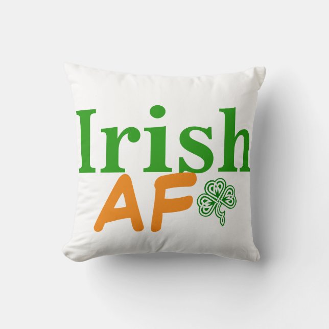 Cojín Decorativo Irlandés AF Funny (Anverso)