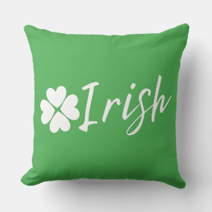 Cojín Decorativo Irlandés con Trébol - Día de San Patricio