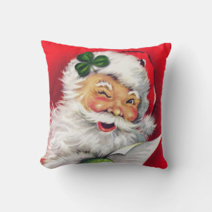 Cojín Decorativo Irlandés Santa, Irlanda, Santa, navidad