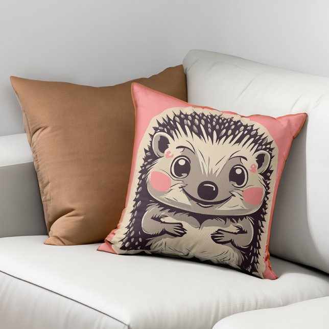 Cojín Decorativo Irresistiblemente Cute Hedgehog Hedgie (Subido por el creador)