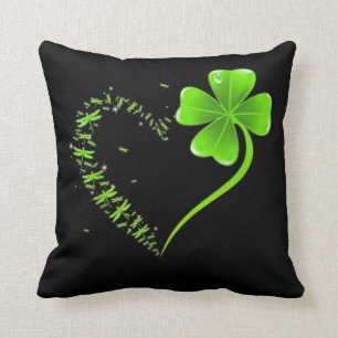 Cojín Decorativo Irrish, Shamrock Heart Clover St