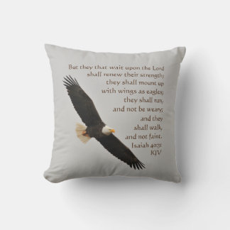 Cojín Decorativo Isaías 40:31 Pero los que esperan al Señor