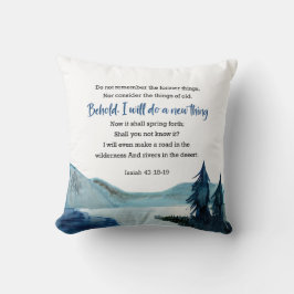 Cojín Decorativo Isaías 43:18-19