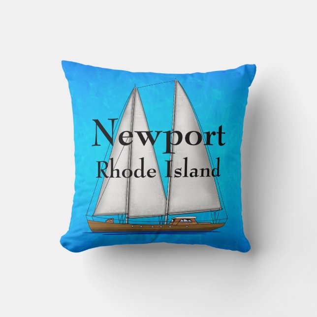 Cojín Decorativo Isla de Newport Rhode (Anverso)