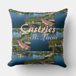 Cojín Decorativo Isla del Caribe Castries Santa Lucía