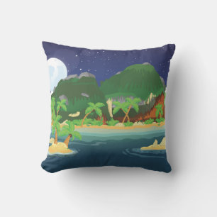 Cojín Decorativo Isla del Tesoro Tropical