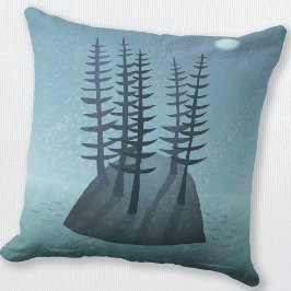 Cojín Decorativo Isla en el arte oceánico