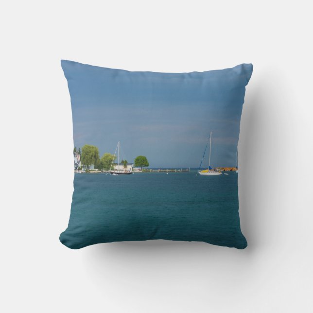 Cojín Decorativo Isla Harbour Mackinac (Anverso)