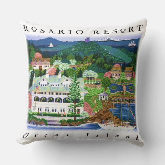 Cojín Decorativo Isla Orcas Rosario (Anverso)