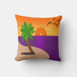 COJÍN DECORATIVO ISLA TROPICAL