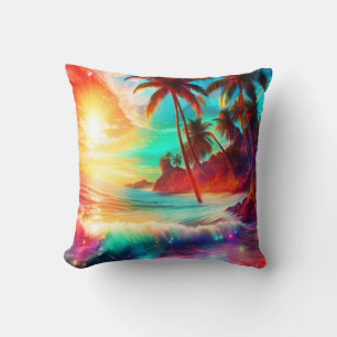 Cojín Decorativo Isla Tropical Fantasía