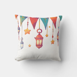 Cojín Decorativo  Islamic Colorful Design for Ramadan Throw Pillow