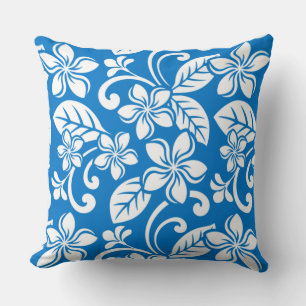 COJÍN DECORATIVO ISLAND PLUMERIA (CIELO AZUL)