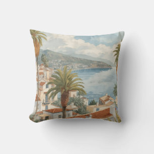 Cojín Decorativo Islas Baleares Viaje Francés Vintage