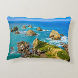 Cojín Decorativo Islas Nugget Point, Nueva Zelandia