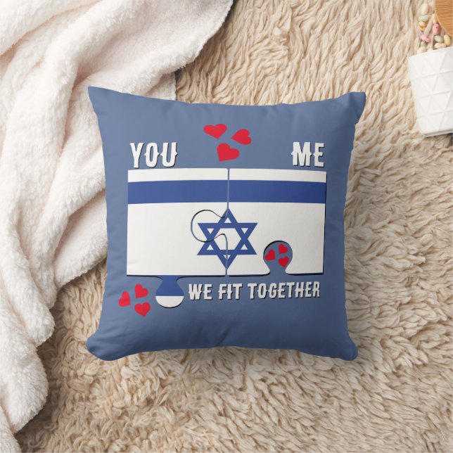 Cojín Decorativo Israel Tu B'Av NOSOTROS ENCONTRAMOS Parejas Valent (Manta)