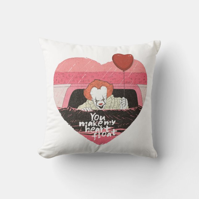 Cojín Decorativo IT | Pennywise - You Make My Heart Float (Anverso)