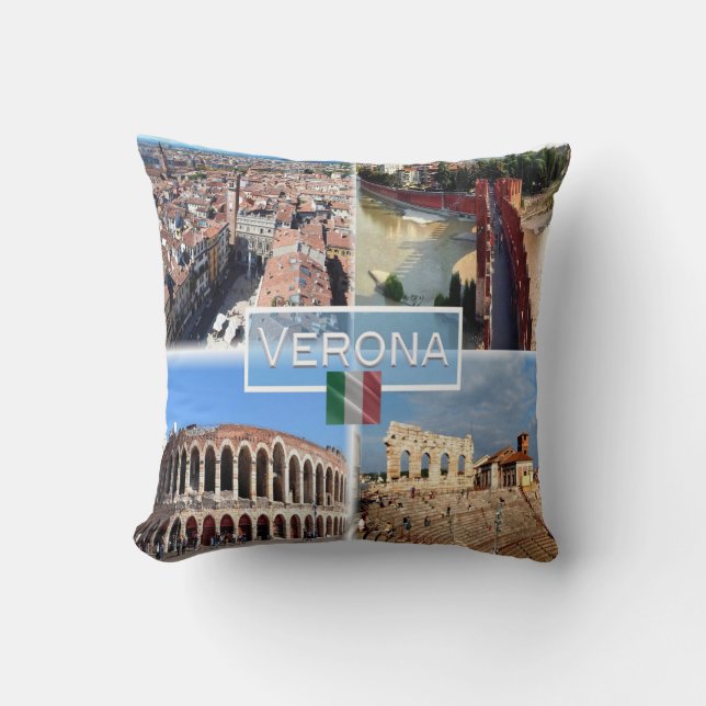 Cojín Decorativo IT Verona - Arena Internamente - Castelvecchio Bri (Anverso)