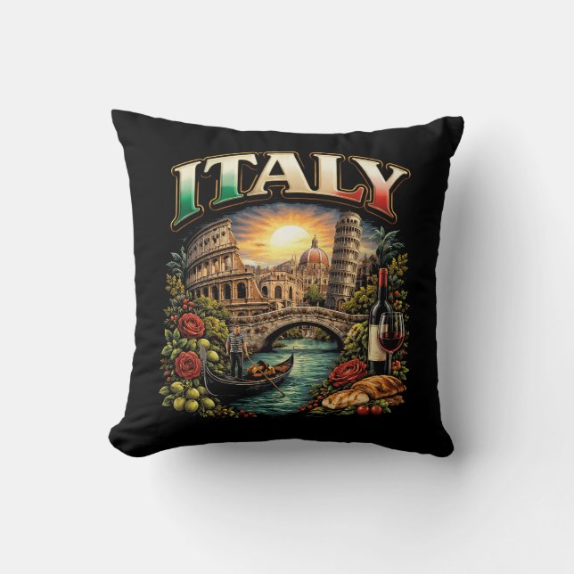 Cojín Decorativo Italia Eterna (Anverso)