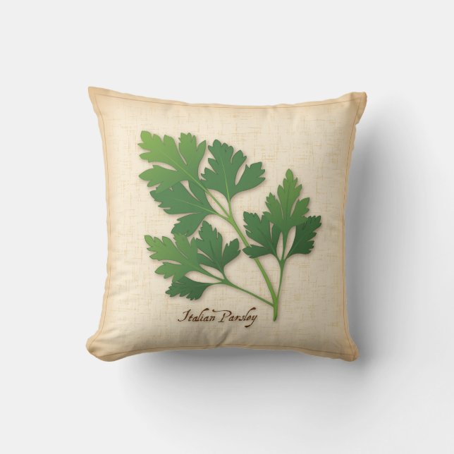 Cojín Decorativo Italiano Parsley Herb (Anverso)