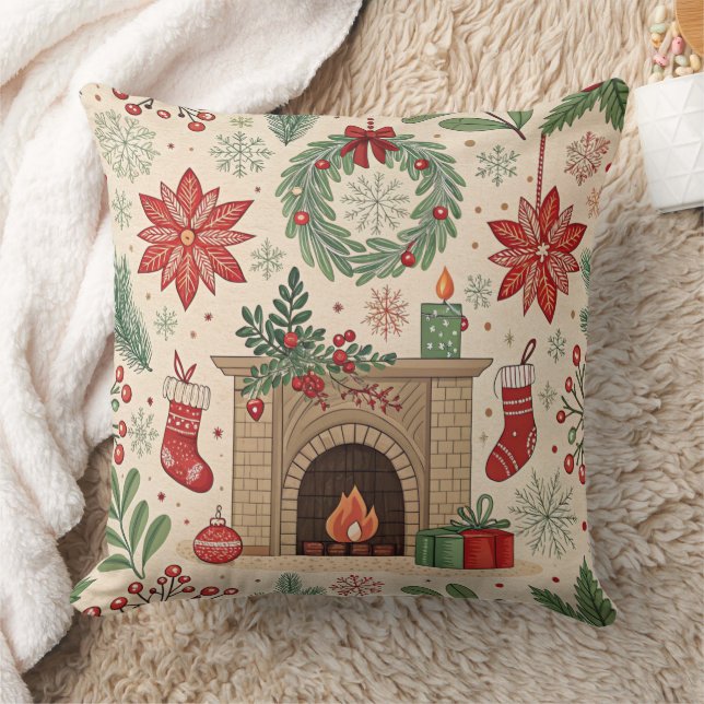 Cojín Decorativo It's Christmas Time cushion Kissen (Manta)