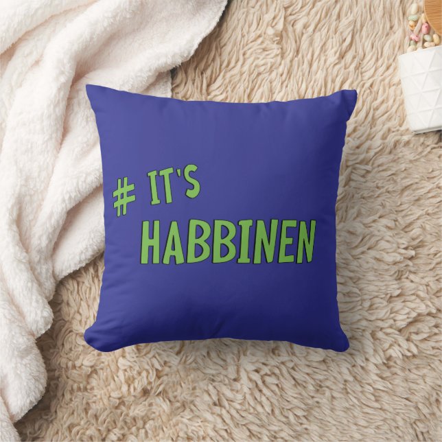 Cojín Decorativo #It's Habbenin (Manta)