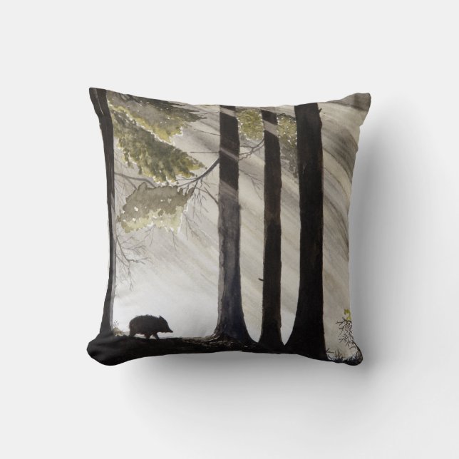 Cojín Decorativo Jabalí (Anverso)