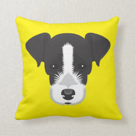 Cojín Decorativo Jack amarillo Russell Terrier