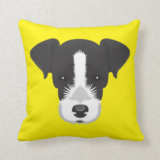 Cojín Decorativo Jack amarillo Russell Terrier