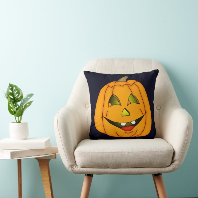 Cojín Decorativo Jack o' Lantern 1© (Silla)