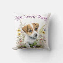 Jack Russell Dog Mom Floral
