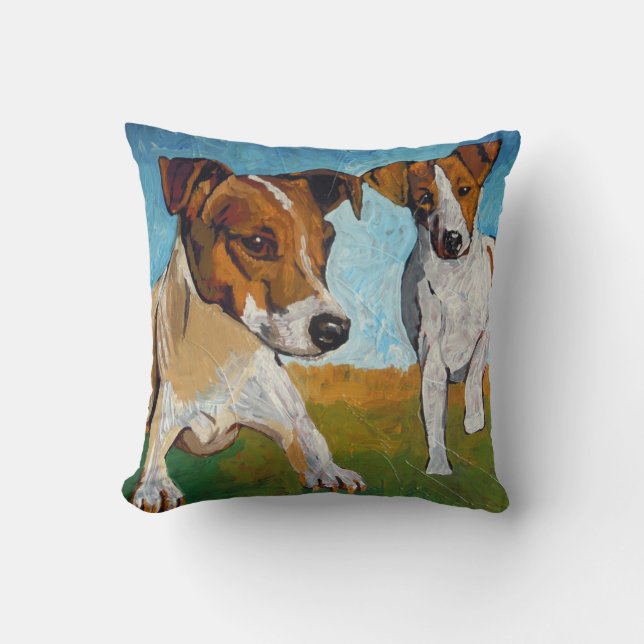 Cojín Decorativo Jack Russell Terrier (Anverso)