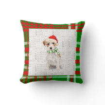 Jack Russell Terrier Holiday sepultó a Navidades P