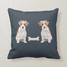 Cojín Decorativo Jack Russell Vs Jack Russell (Alambre Haired)