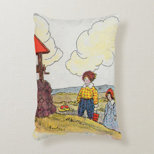 Cojín Decorativo Jack y Jill subieron por la colina Nursery Rhyme