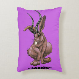 Cojín Decorativo Jackalope "Jackie" Cryptid