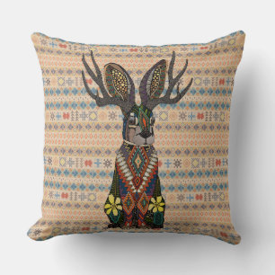 Cojín Decorativo jackalope oregon pale tan