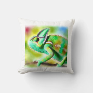 Cojín Decorativo Jacksons chameleon 110924AREF103 - Watercolor