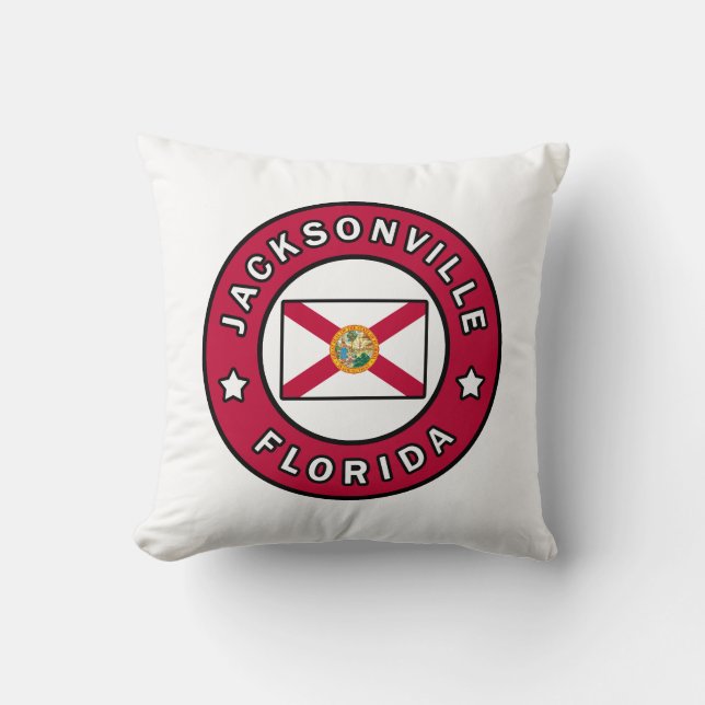 Cojín Decorativo Jacksonville Florida (Anverso)