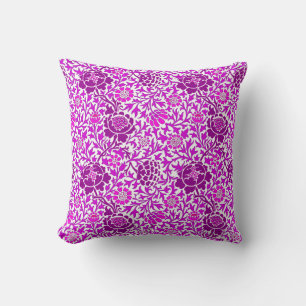 Cojín Decorativo Jacobean Floral, Amethyst Purple y Lilac