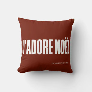 Cojín Decorativo ¡J'adore Noël!